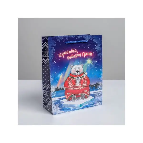 Пакет ламинированный MS, 18х23х8см