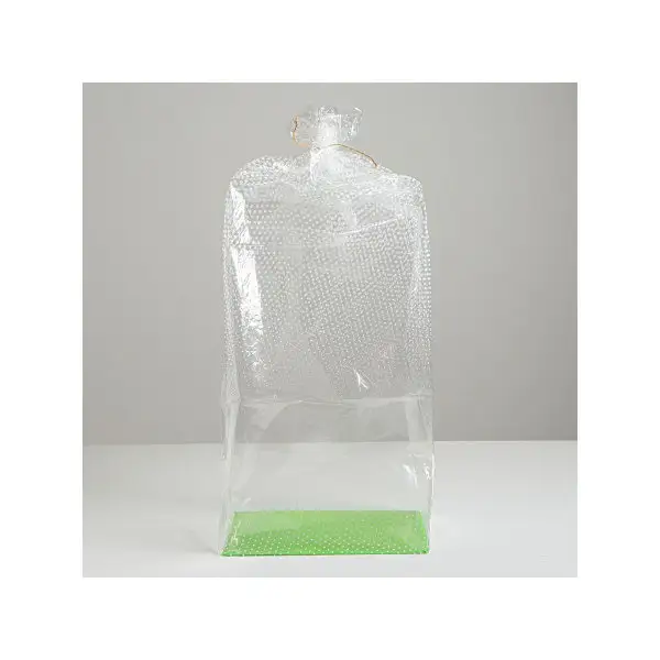 Пакет с жёстким дном Горох, 22 х 28 х 80 см