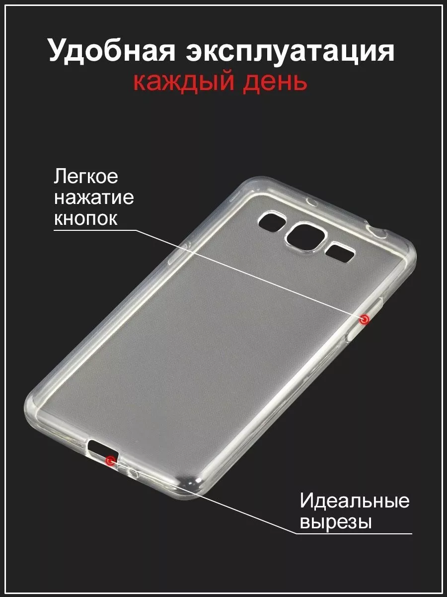 Чехол для Samsung Galaxy Grand Prime / J2 Prime, серия Clear КейсБерри  17590695 купить за 227 ₽ в интернет-магазине Wildberries