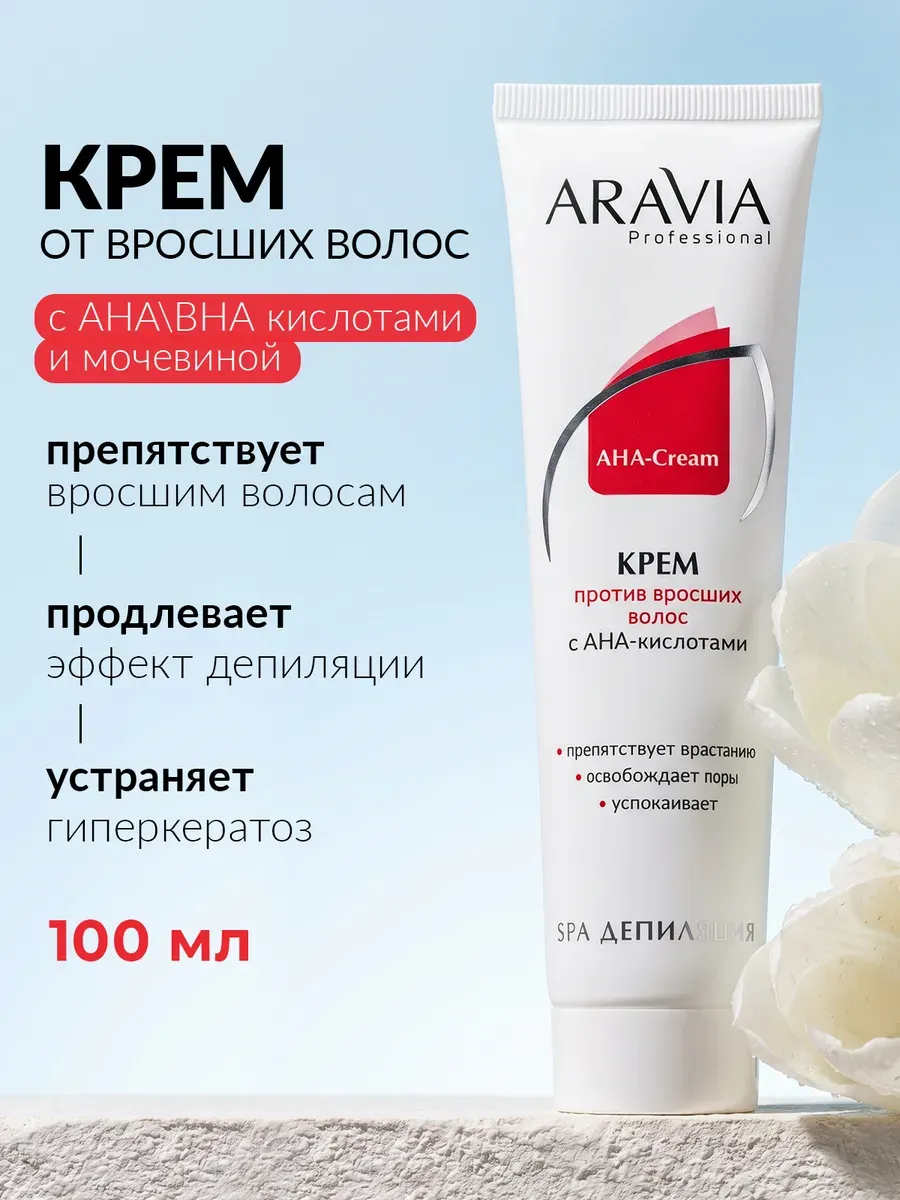 Крем против вросших волос для тела с салициловой кислотой