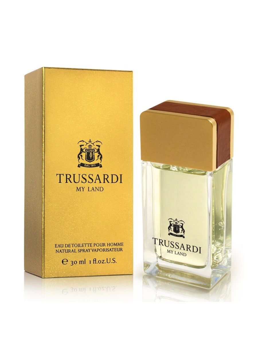 My Land Pour Homme men Туалетная вода 30 мл. ОРИГИНАЛ Trussardi 17629477  купить за 3 942 ₽ в интернет-магазине Wildberries