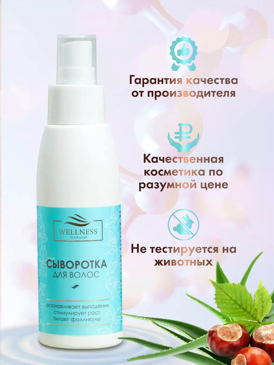 Сыворотка для роста против выпадения Wellness your hair 17651807 купить за  403 ₽ в интернет-магазине Wildberries