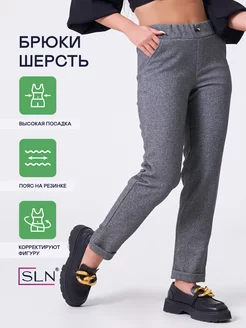 Брюки утепленные на резинке SLN 17655291 купить за 1 364 ₽ в интернет-магазине Wildberries