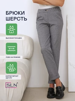 Брюки утепленные на резинке SLN 17655394 купить за 1 623 ₽ в интернет-магазине Wildberries