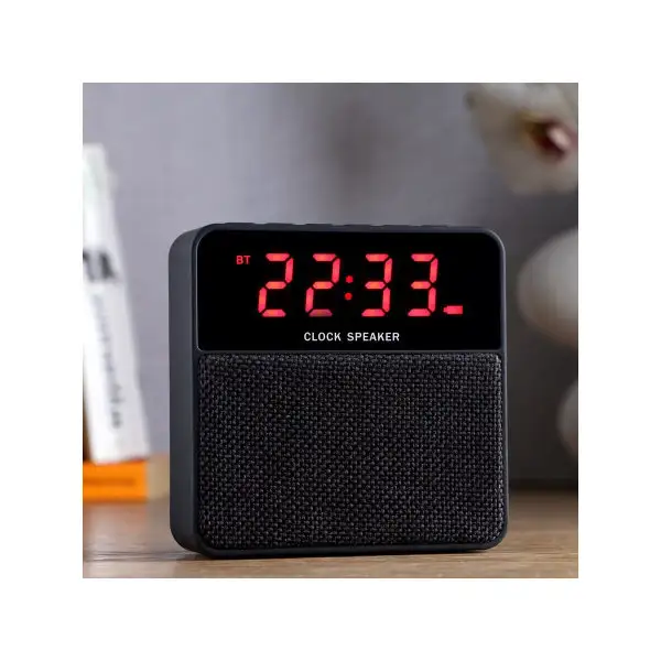 Часы электронные «Функционал» с будильником, колонкой, bluetooth, функция телефонного звонка