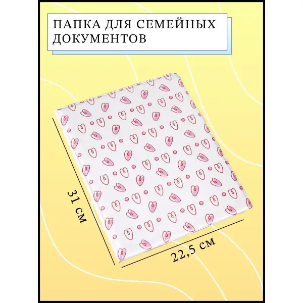 Папка для семейных документов на 4 комплекта
