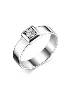 Кольцо серебро 925 с бриллиантом Алькор 17699631 купить за 4 750 ₽ в интернет-магазине Wildberries