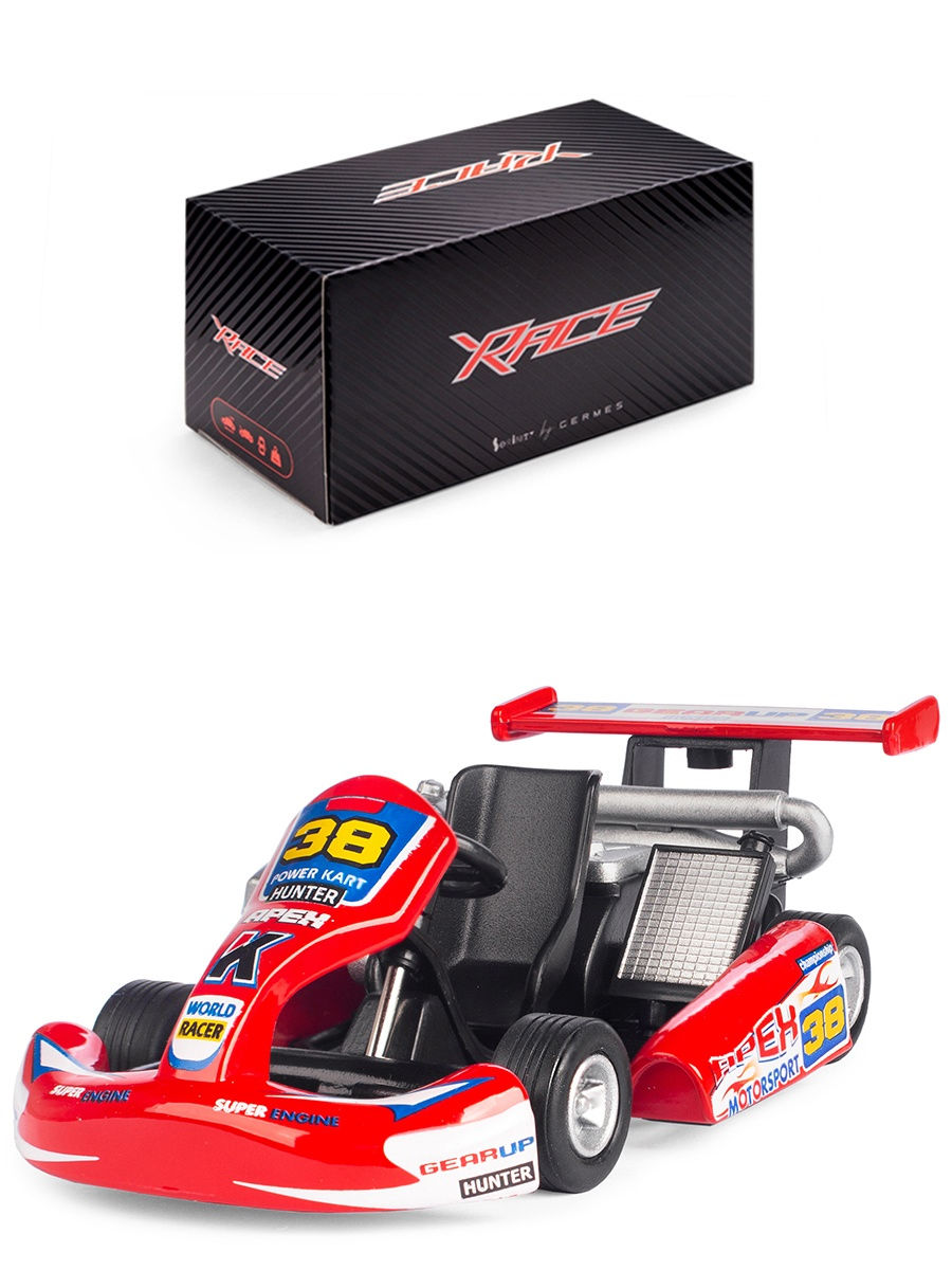 Детская игрушечная металлическая машинка картинг, модель Turbo Go Kart  Serinity Toys 17700798 купить в интернет-магазине Wildberries