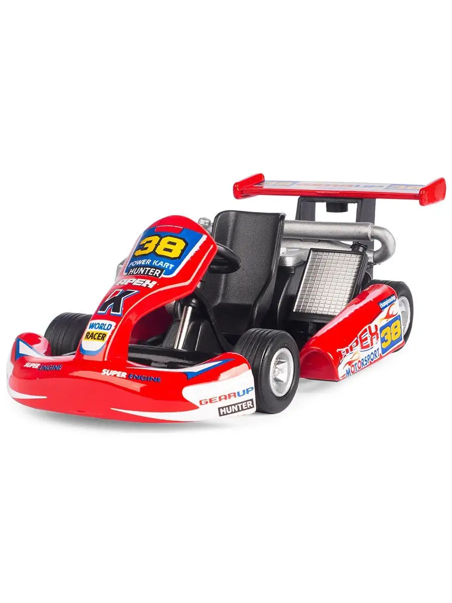 Детская игрушечная металлическая машинка картинг, модель Turbo Go Kart  Serinity Toys 17700798 купить в интернет-магазине Wildberries