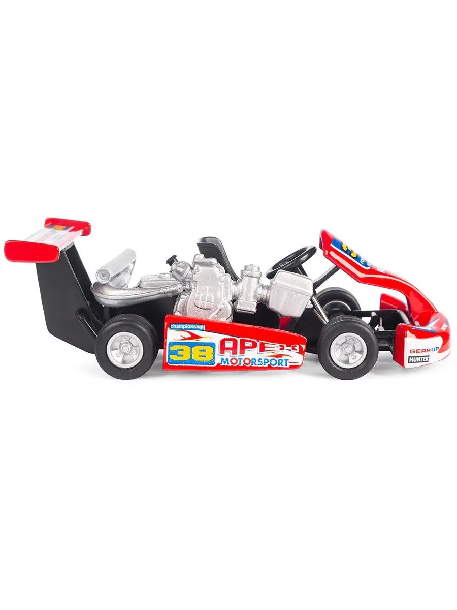 Детская игрушечная металлическая машинка картинг, модель Turbo Go Kart  Serinity Toys 17700798 купить в интернет-магазине Wildberries