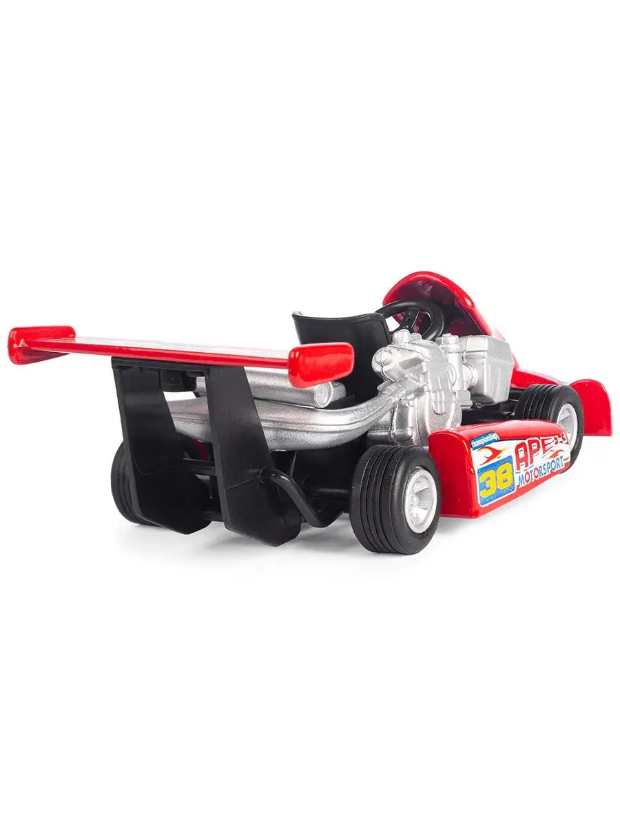 Детская игрушечная металлическая машинка картинг, модель Turbo Go Kart  Serinity Toys 17700798 купить в интернет-магазине Wildberries