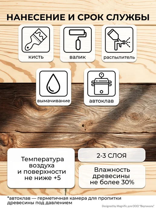 Woodmaster Антисептик для дерева Биосепт-ультра, 5 кг, 5 кг, фото 7