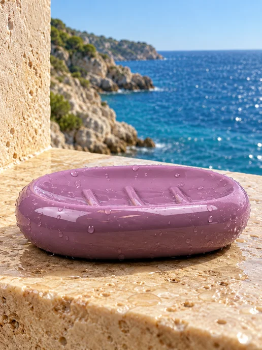 Bath Plus Набор для ванной комнаты керамика, фиолетовый, фото 4
