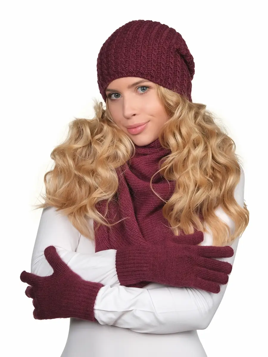 Теплая вязаная шапка. Шапка с ушками. Вязание крючком. Warm knitted cap. Crochet