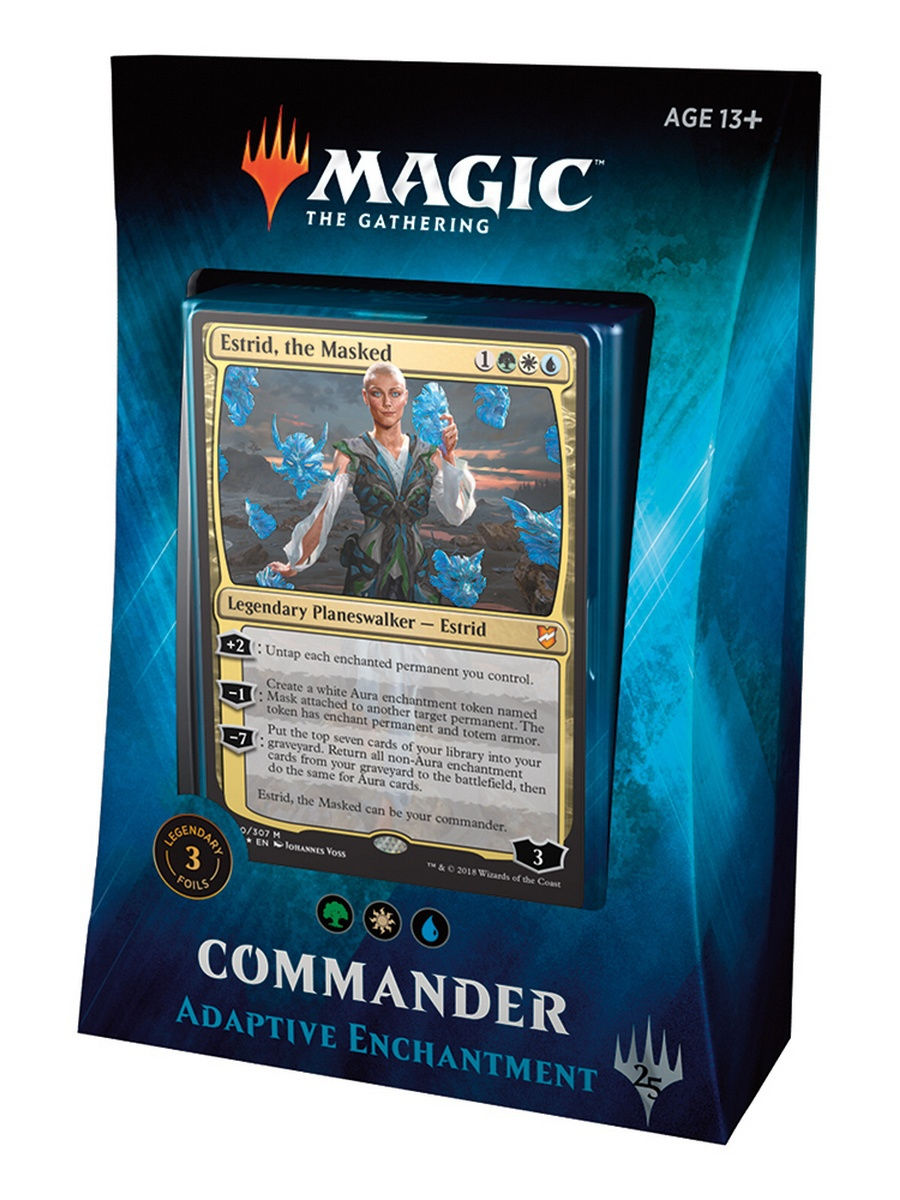 Мтг командир колоды. Настольная игра Wizards of the Coast MTG Commander 2018: Adaptive Enchantment. MTG Commander 2018. MTG Commander Card. Enchantment Commander.