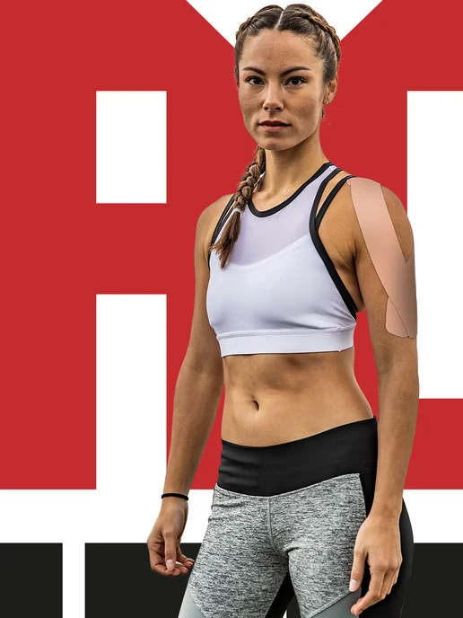 Rocktape Кинезио тейп для тела 5см*5м стандартный, бежевый, 5 м, бежевый, фото 2