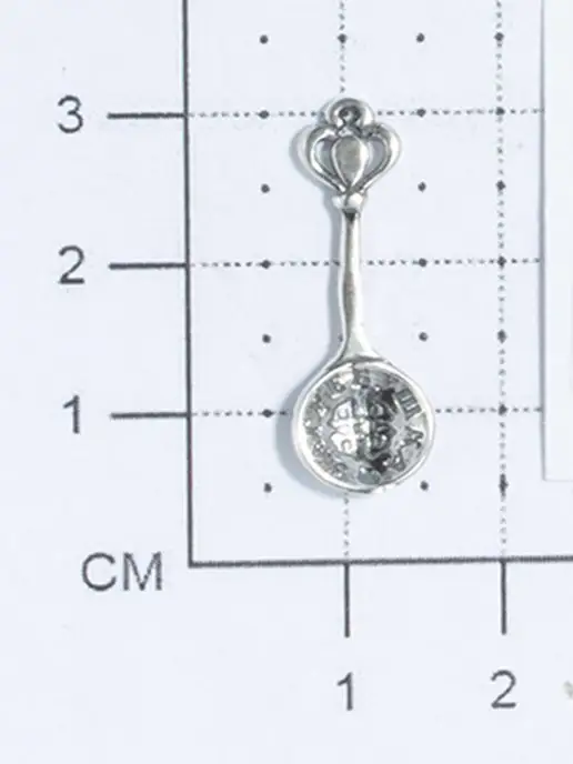 СЕРЕБРЯНЫЙ СЛОНЪ Ложка-загребушка Серебряный талисман 925, серебристый, фото 2