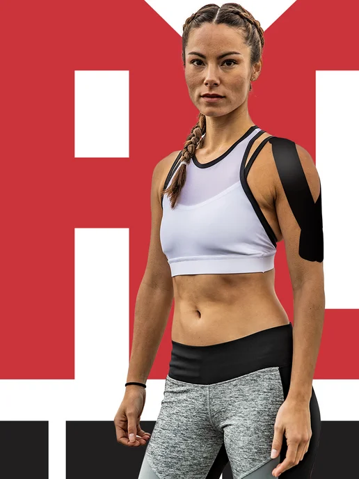 Rocktape Кинезио тейп для тела 5см*32м стандартный, черный, 32 м, фото 2