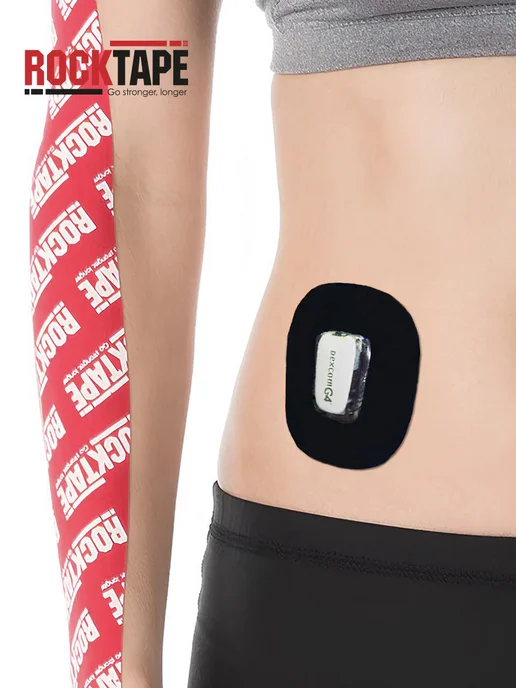Rocktape Кинезио тейп (патчи) для тела 15шт, черный, 15 шт, фото 3