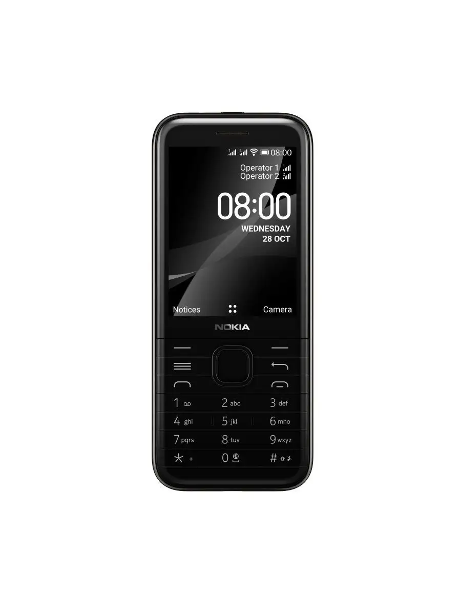 Мобильный телефон Nokia 8000 4G DS/2,8/320х240/QVGA/512МБ+4ГБ/2МП/1500  mAh/QC8909 Nokia 17867888 купить в интернет-магазине Wildberries