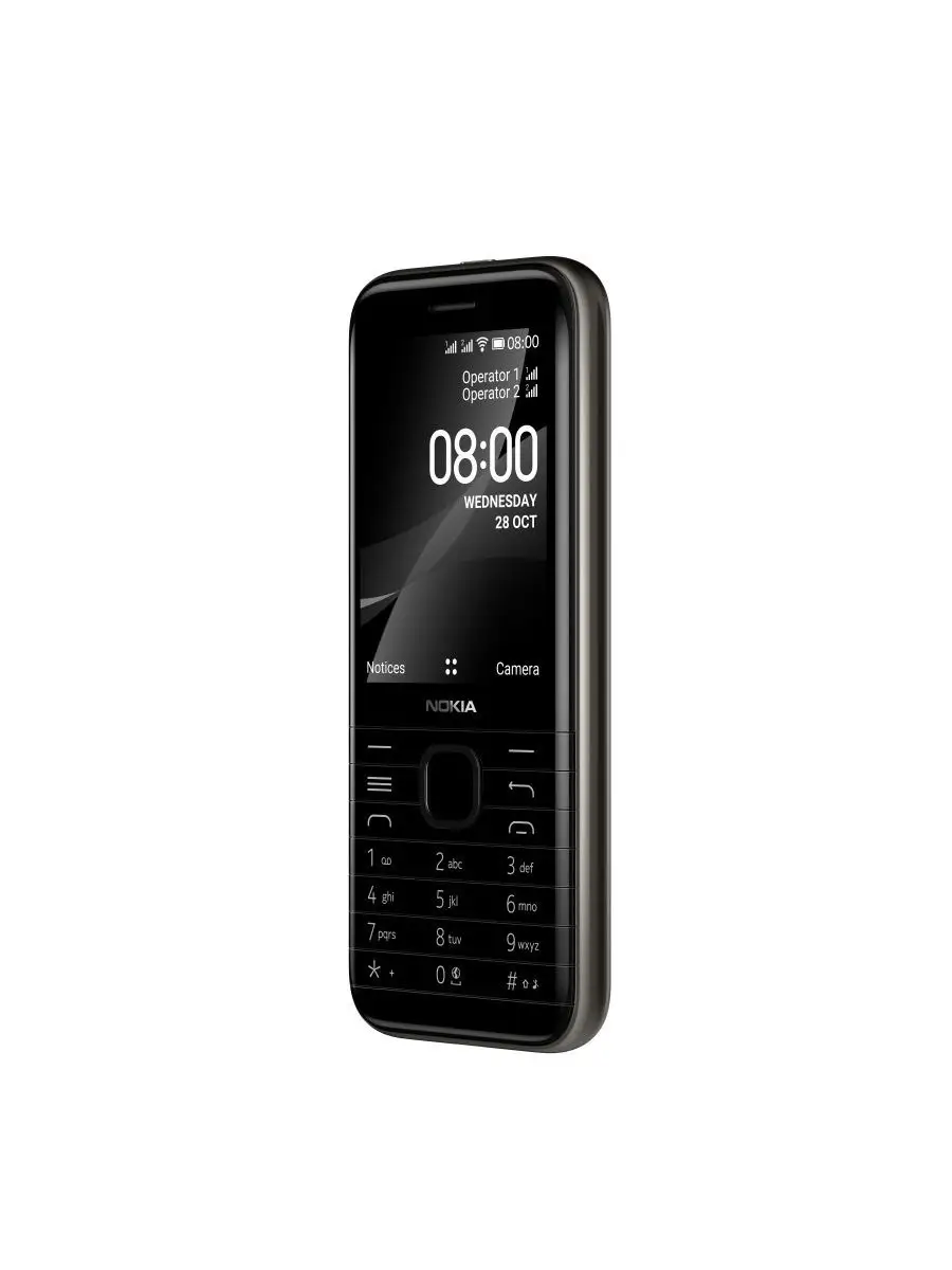 Мобильный телефон Nokia 8000 4G DS/2,8/320х240/QVGA/512МБ+4ГБ/2МП/1500  mAh/QC8909 Nokia 17867888 купить в интернет-магазине Wildberries