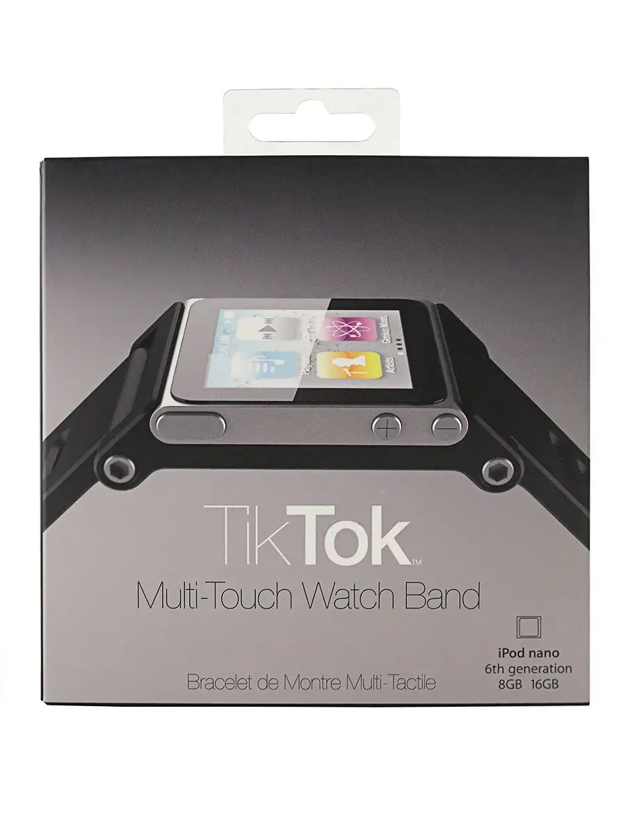 Ремешок для iPod nano 6g CMKY TikTok (Magenta) LunaTik 17893395 купить за  449 ₽ в интернет-магазине Wildberries