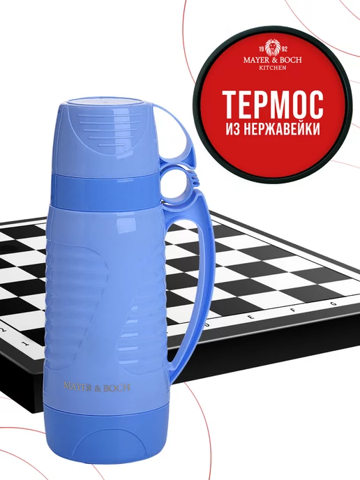 Термос для чая со стеклянной колбой до 2 литров - фото 13