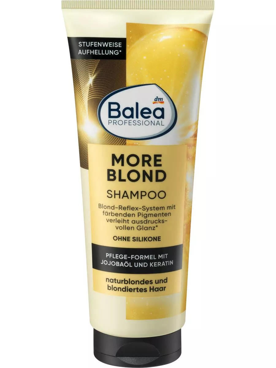 Шампунь MoreBlond для блондинок, 250мл Balea 18054934 купить за 407 ₽ в  интернет-магазине Wildberries