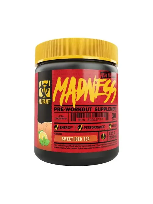 Mutant Предтренировочный комплекс Madness, 225 г - Сладкий чай