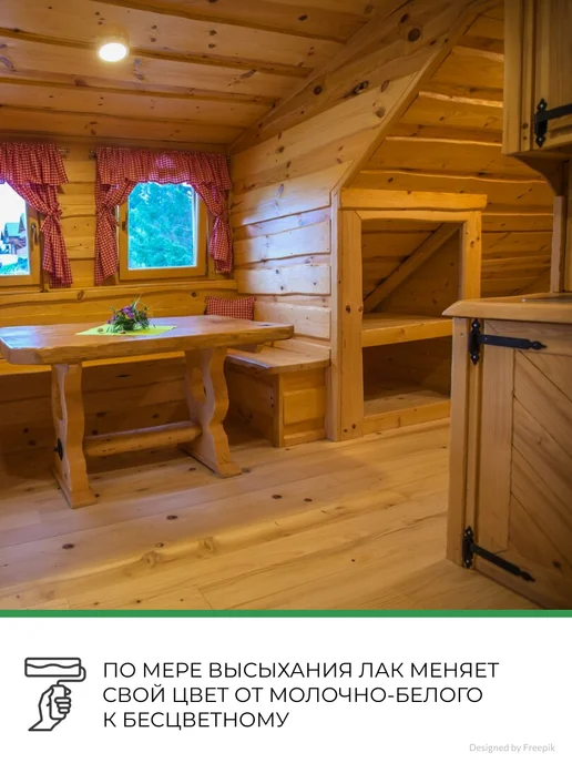 VGT Лак строительный акриловый глянцевый, 0.9 кг, 2,2 кг, фото 3
