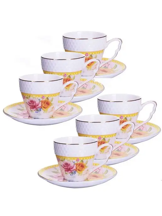 Кофейный сервиз на 6 персон 90 мл - фото 1