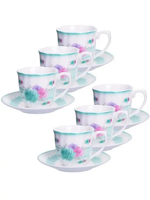 Кофейный сервиз 12 предметов - фото 1