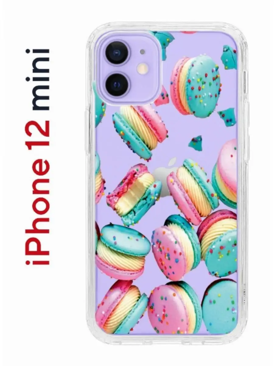 Чехол на iPhone 12 mini с рисунком, с защитой камеры КRUЧЕ 18124596 купить  за 518 ₽ в интернет-магазине Wildberries