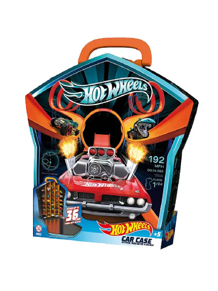 Портативный кейс для хранения 36 машинок Hot Wheels 18133561 купить за 1  261 ₽ в интернет-магазине Wildberries