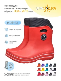 Сапоги резиновые утепленные ЭВА ЭРА РА 18136069 купить за 1 128 ₽ в интернет‑магазине Wildberries