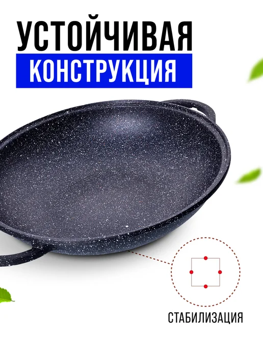 Кастрюля толстостенная антипригарная с крышкой 3,5 л - фото 14