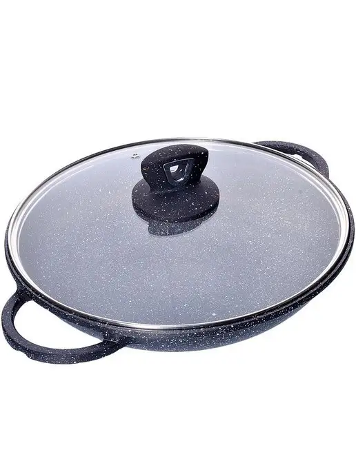 Кастрюля толстостенная антипригарная с крышкой 3,5 л - фото 2