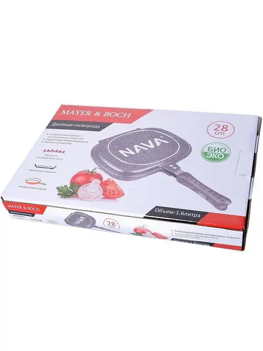 Сковорода с антипригарным покрытием 24 см. - фото 13