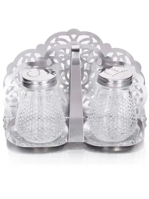 Набор для специй солонка и перечница на подставке - фото 2