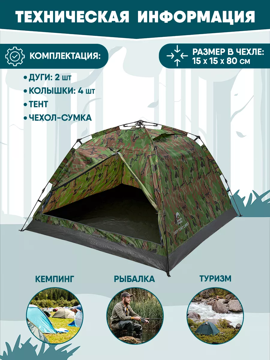 Easy Tent Camo 3 Jungle Camp 18151653 3 894 Wildberries