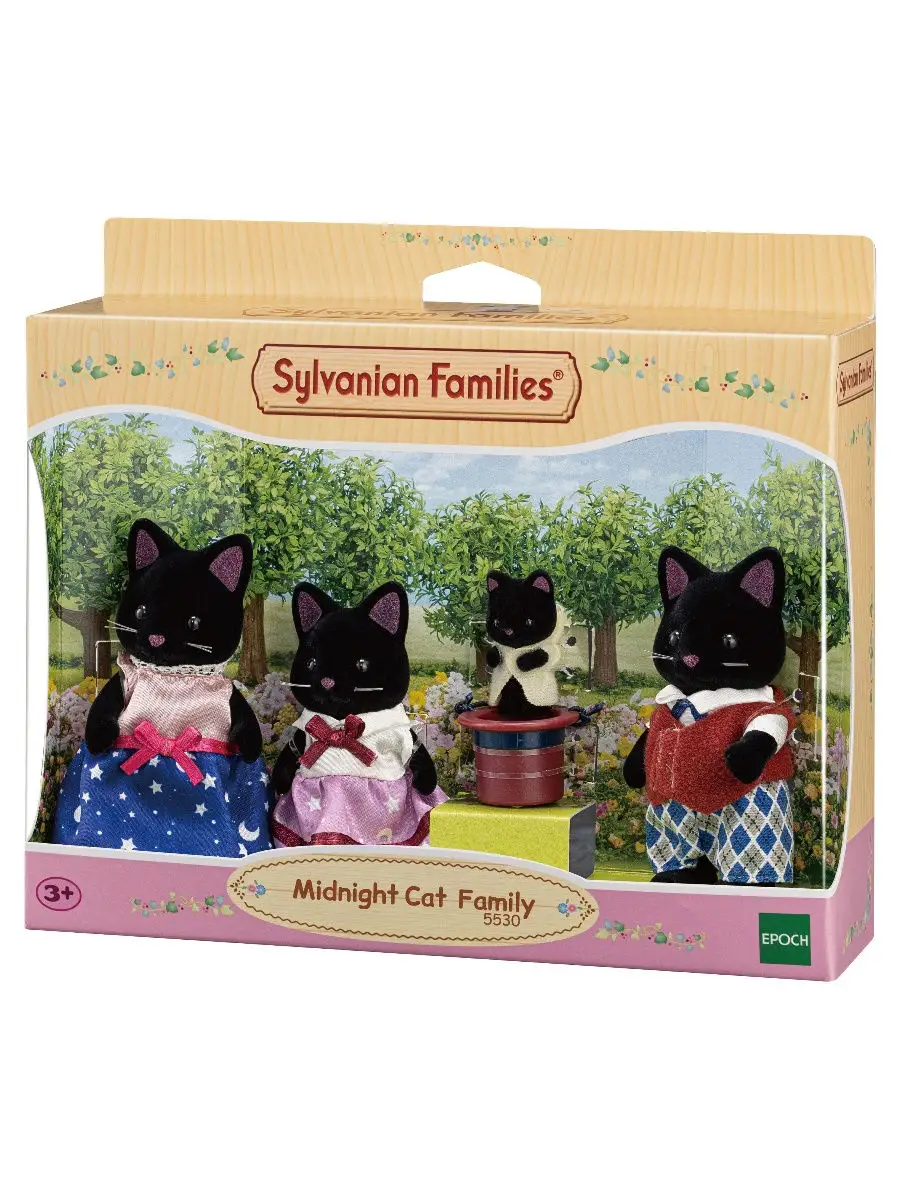 Семья Черных котов 5530 Sylvanian Families 18157307 купить за 3 835 ₽ в  интернет-магазине Wildberries