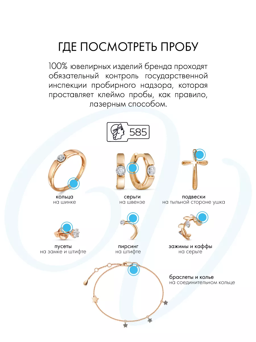 Золотая подвеска фигурка с бриллиантом Vesna jewelry 18167705 купить за 14  488 ₽ в интернет-магазине Wildberries