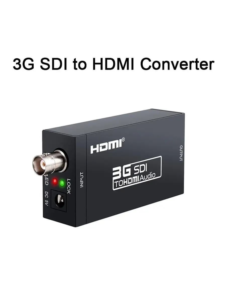 Адаптер переходник c камер 3G SDI в HDMI v1.3 Coaxial до 100