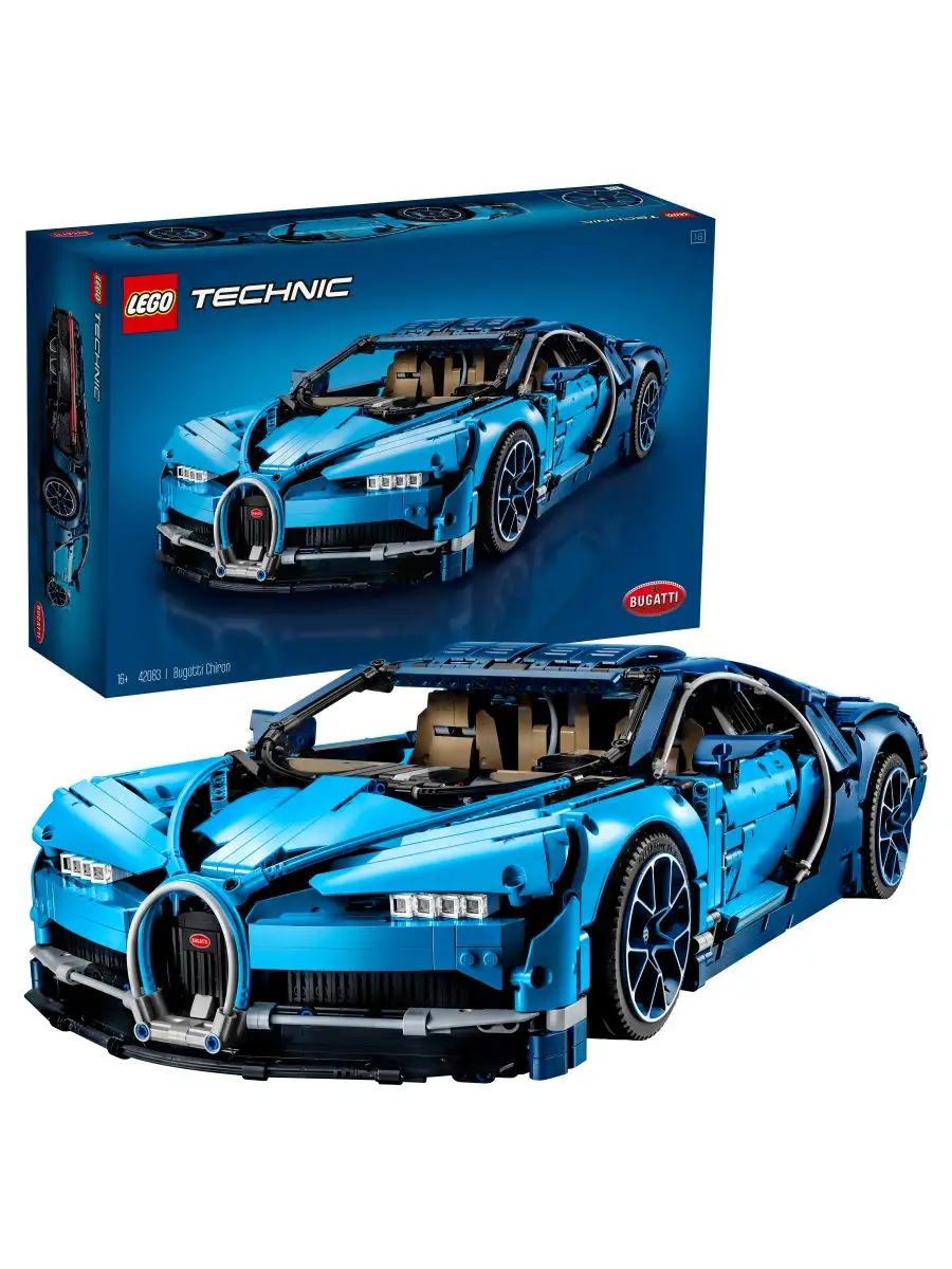 Конструктор LEGO Technic 42083 Bugatti Chiron / игрушка для взрослых, копия  автомобиля, крутая LEGO / 18204977 купить в интернет-магазине Wildberries