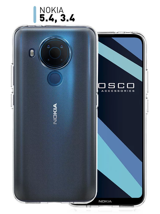 Rosco Силиконовый чехол для Nokia 3.4, 5.4