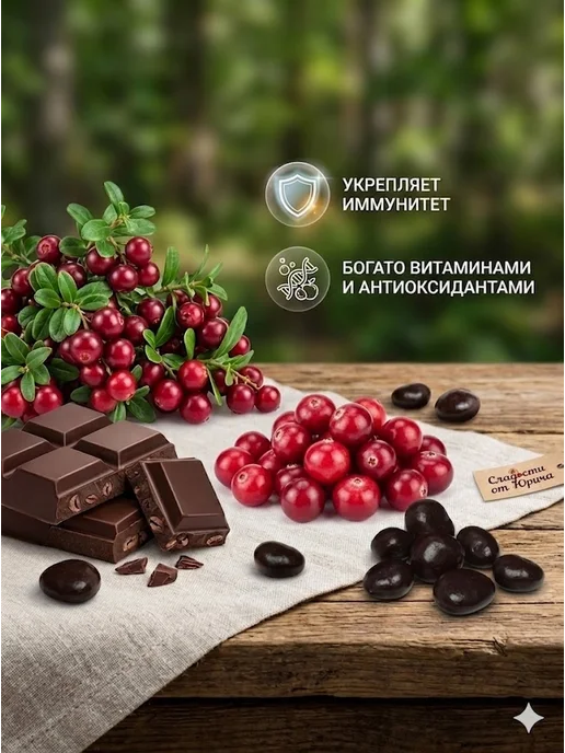 Сладости от Юрича Изюм в шоколаде, Клюква, фото 6