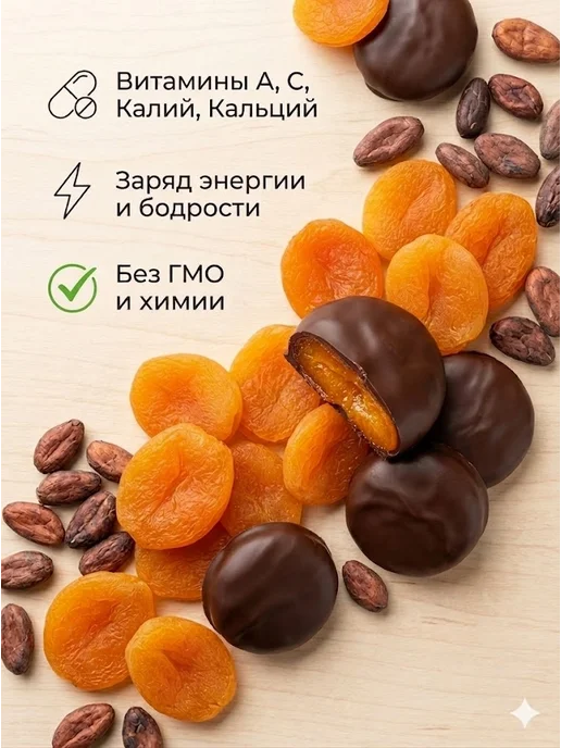 Сладости от Юрича Изюм в шоколаде, Курага, фото 2