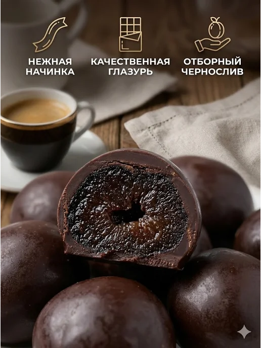Сладости от Юрича Изюм в шоколаде, черный, фото 3