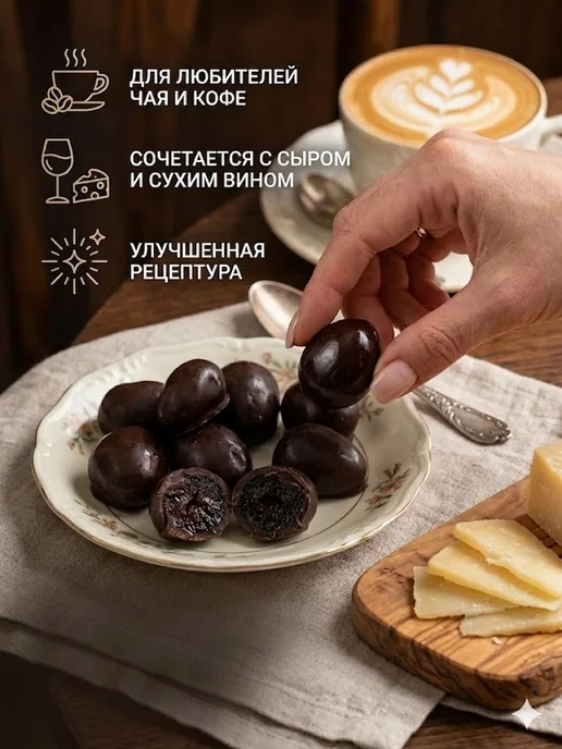 Сладости от Юрича Изюм в шоколаде, черный, фото 4