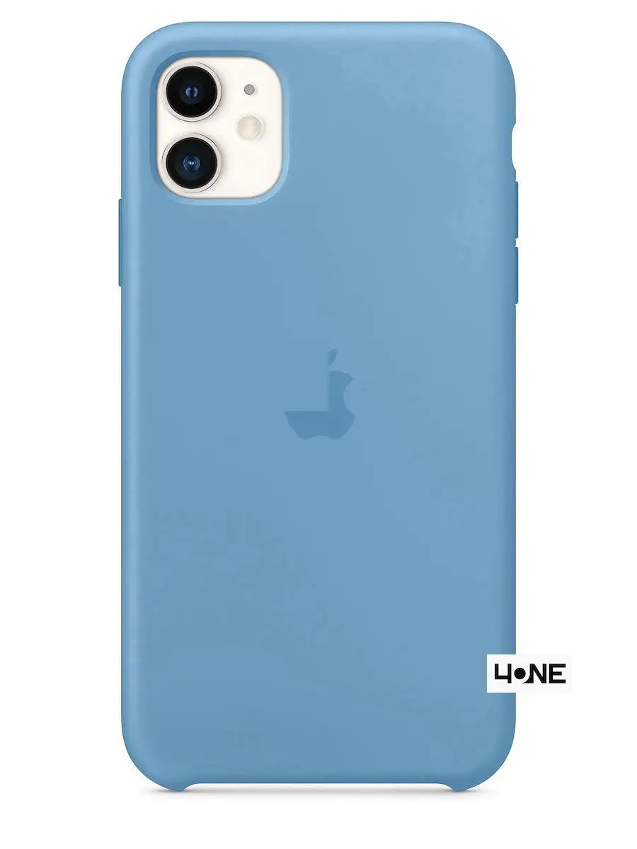 Силиконовый чехол для iPhone 11/для айфон 11/с яблоком для apple iPhone 11  4one 18271791 купить в интернет-магазине Wildberries